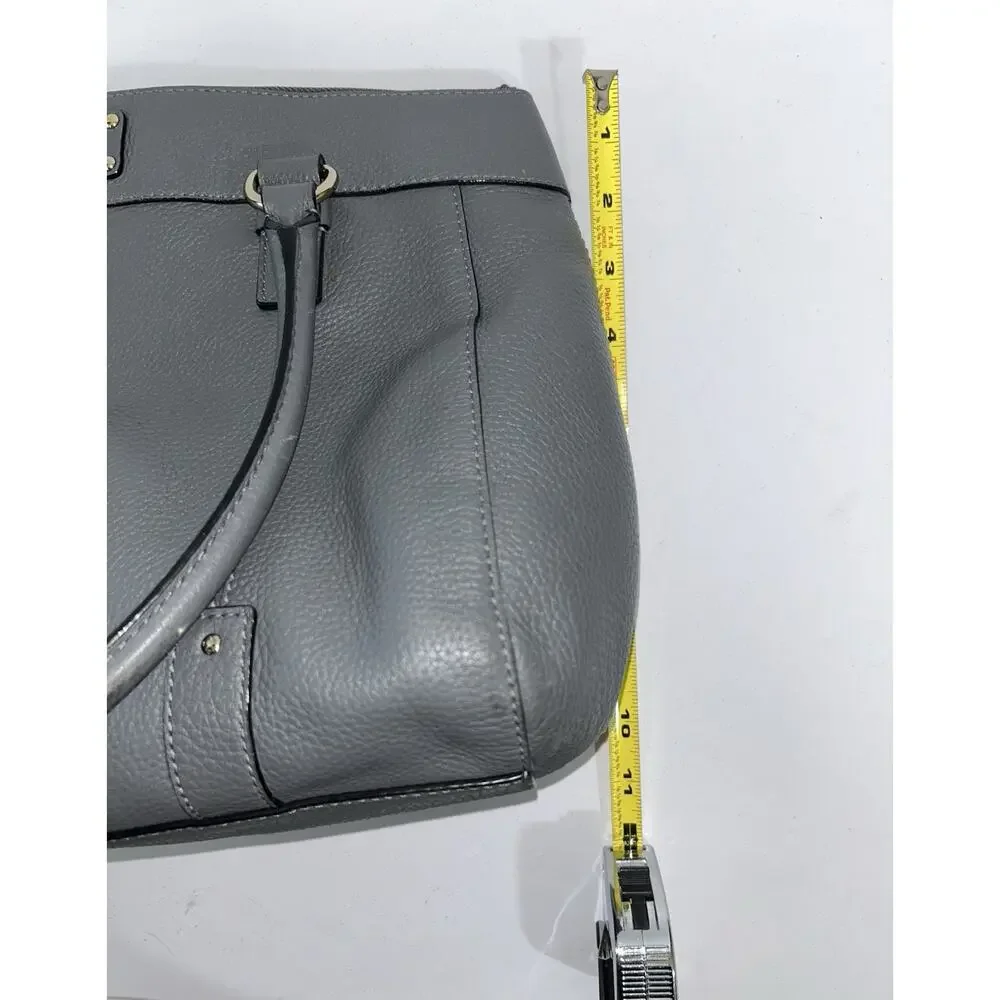 Kate Spade New York Berkshire Road Teegan Zip Gray Pebbled Leather 2016
